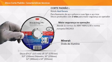 Disco de Corte 3M™ I-PLUS