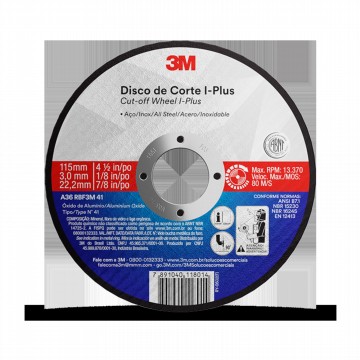 Disco de Corte 3M™ I-PLUS