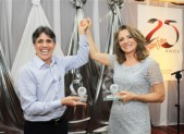 Homenagem aos diretores Sra. Analice Carrer e Sr. Paulo Andreis - Troféu Jubileu de Prata